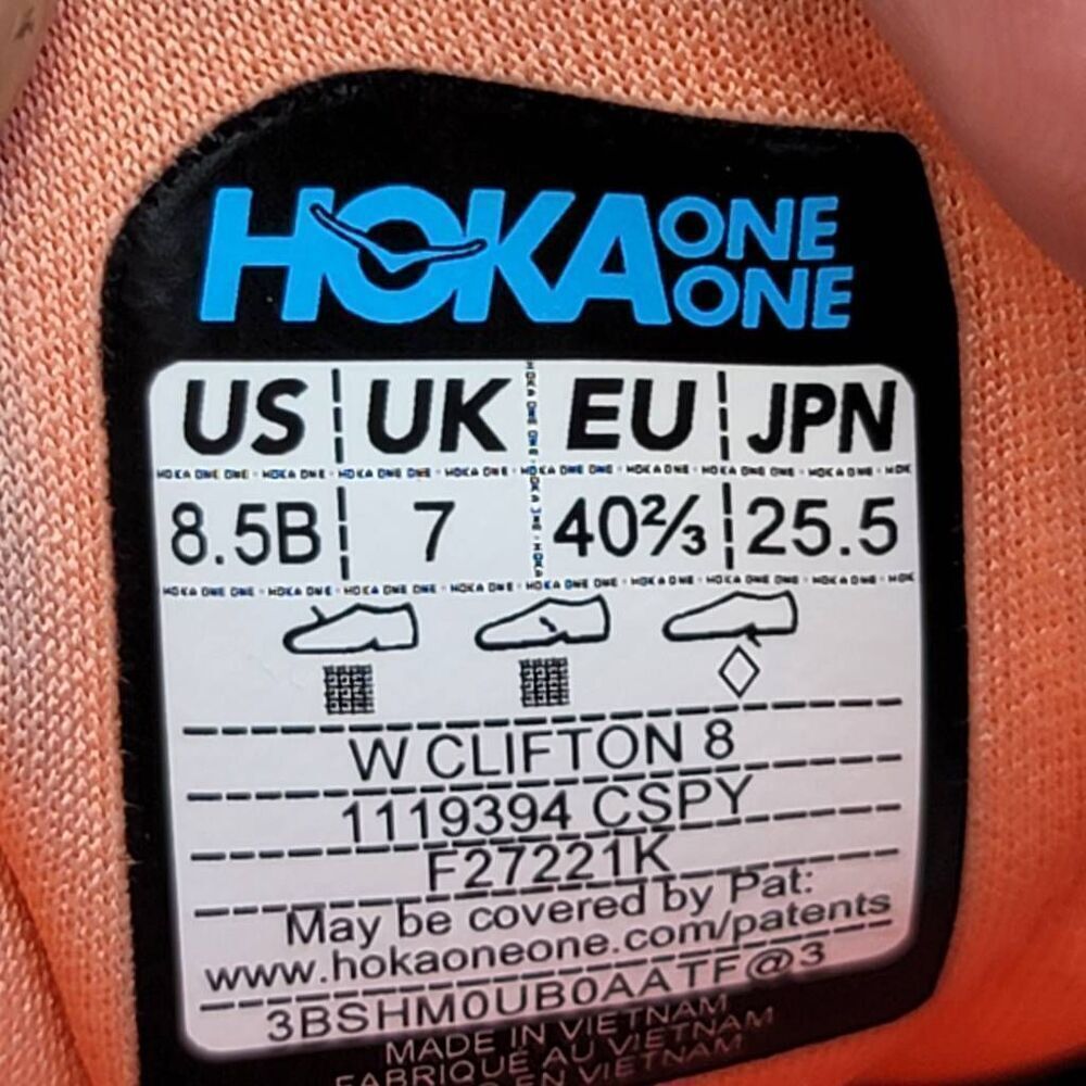 Hoka One One Clifton 8 - Women's running shoes - Size 8.5B - Picture 11 of 11